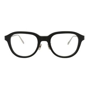 Berluti Mens Round/Oval Black Silver Transparent Fashion Designer Eyewear
